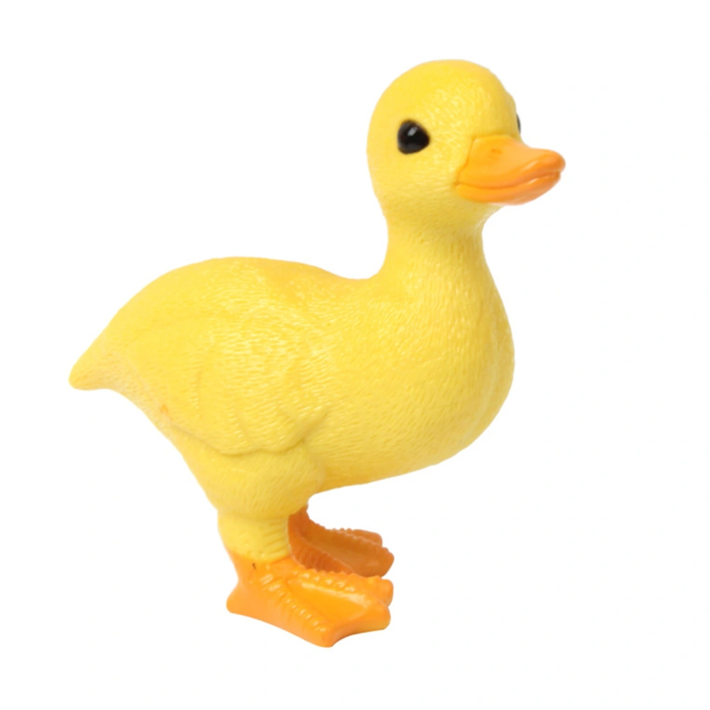 Simulation Duck Model Ornament Creative Duck Statue Decor Duck Shape Cognitive Toy