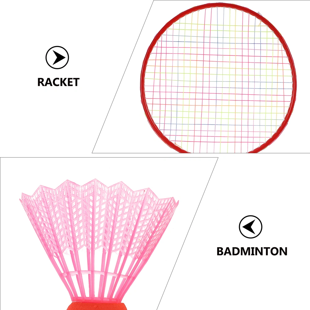 1 Set Durable Badminton Set Indoor and Outdoor Game Toy Set for Kids