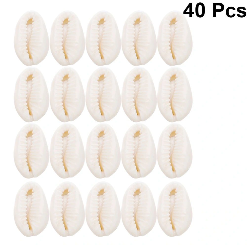 40pcs 22mm Irregular Shell Pendant Charms Conch Charms Bracelet Diy Making Accessories for Necklace Jewelry Earring