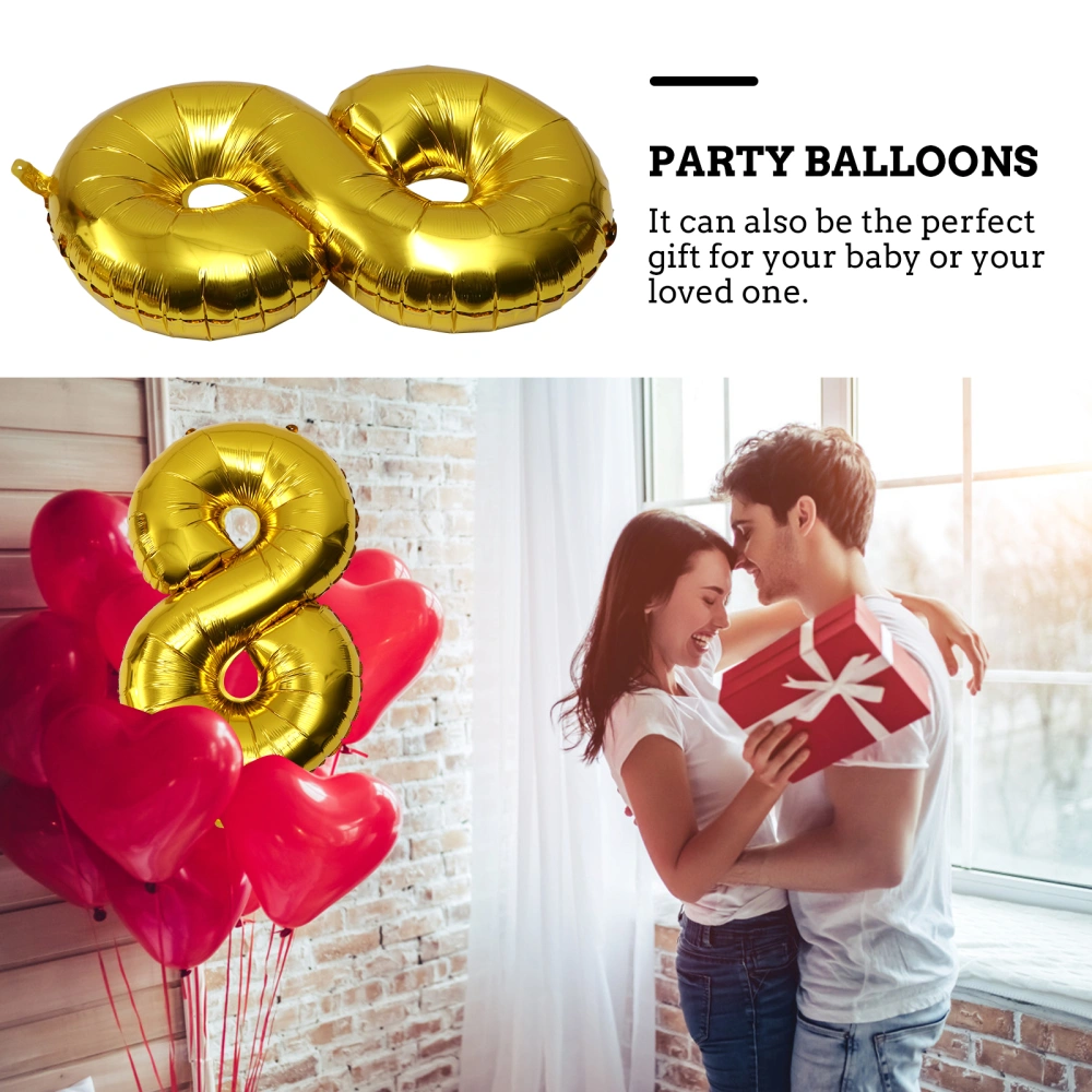 1pc Figure Balloons Aluminum Foil Decorative Balloons for Birthday Party