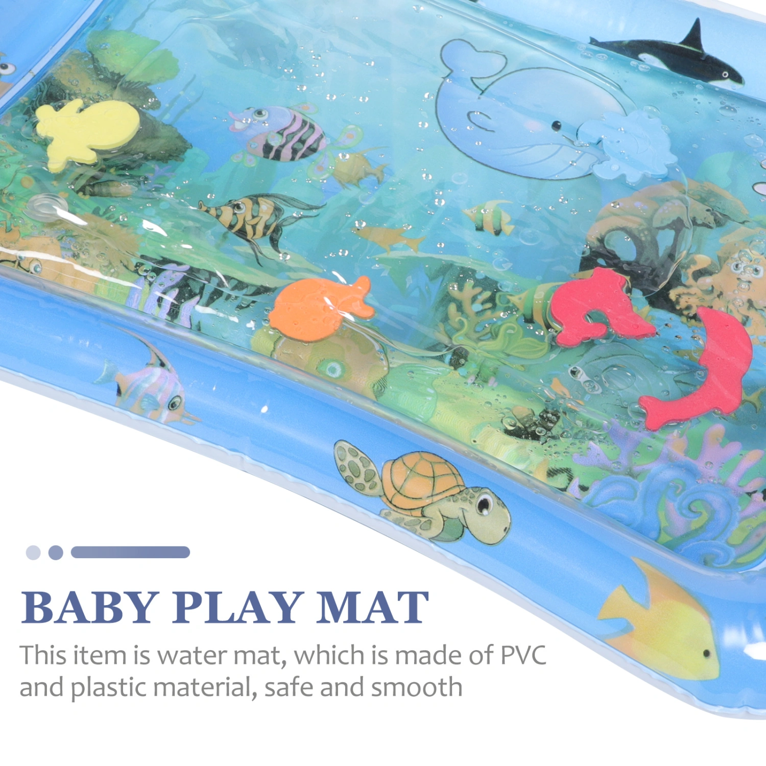 Baby Tummy Time Water Play Mat Infant Inflatable Water Play Mat Baby Play Mat