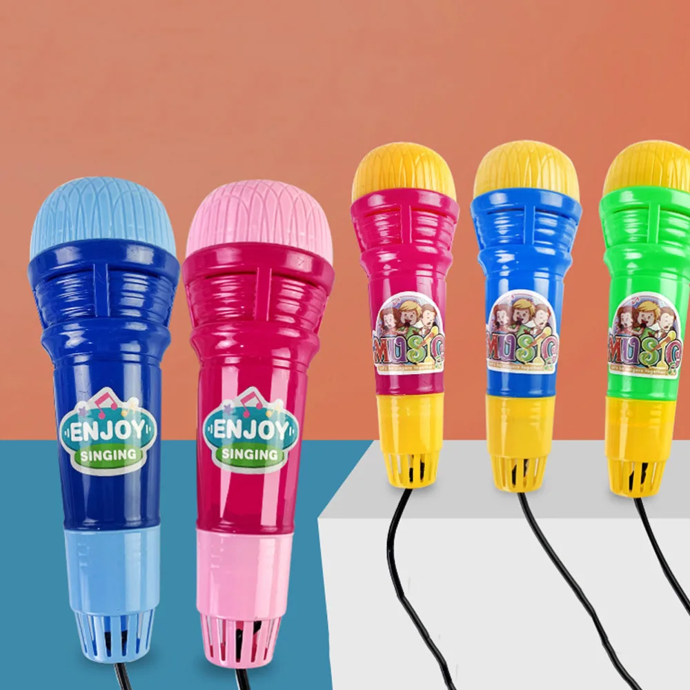 5Pcs Kids Enlightening Educational Toys Simulated Echo Microphones(Random Color)