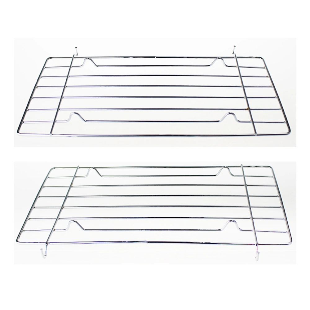 Premium Square BBQ Grill Metal Multi-Purpose Wire Netting Barbecue Wire Mesh Baking Rack BBQ Tool (25.5x15x1.5cm)