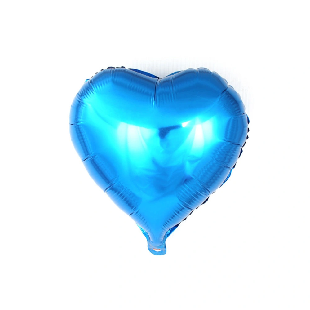 21pcs I Love You Aluminum Foil Balloon Love Heart Balloon Party Supplies for Wedding Party Proposal Valentine's Day (Blue)