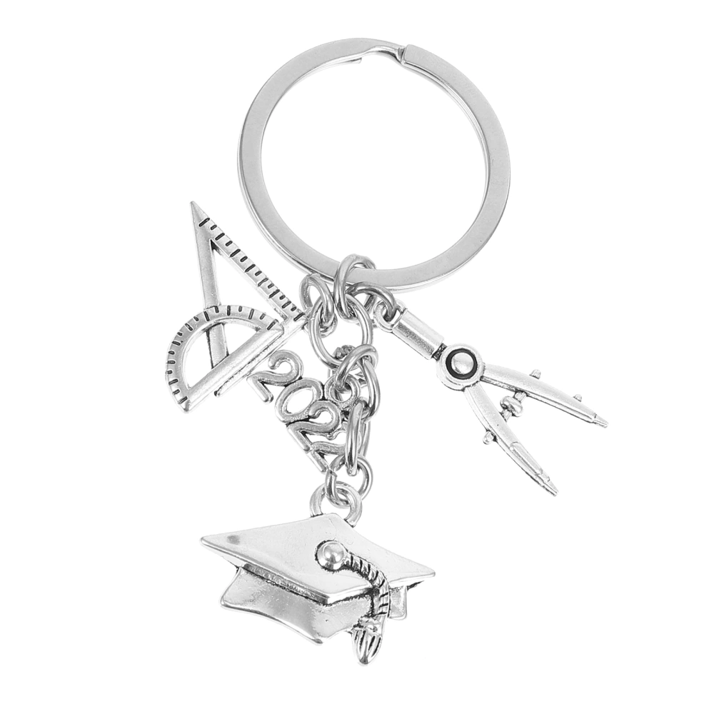 Graduation Themed Keychain 2023 Graduation Key Ring Unique Bag Hanging Decor