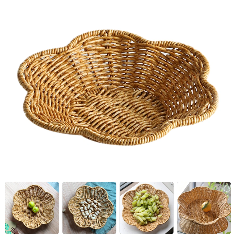 Bread Serving Basket Decorative Basket Countertop Basket Fruit Storage Basket