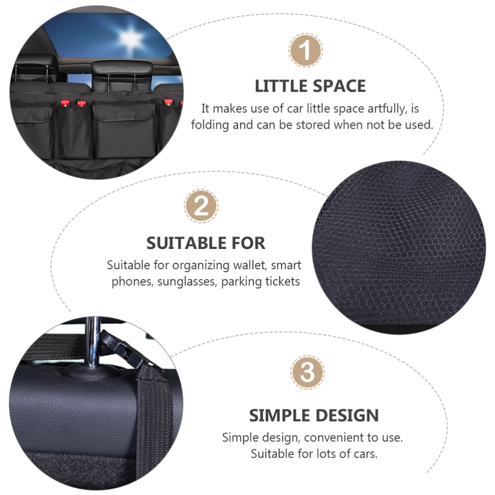 Multi-Functional Car Seat Back Hanging Bag Auto Seat Bag Organizer Car Container