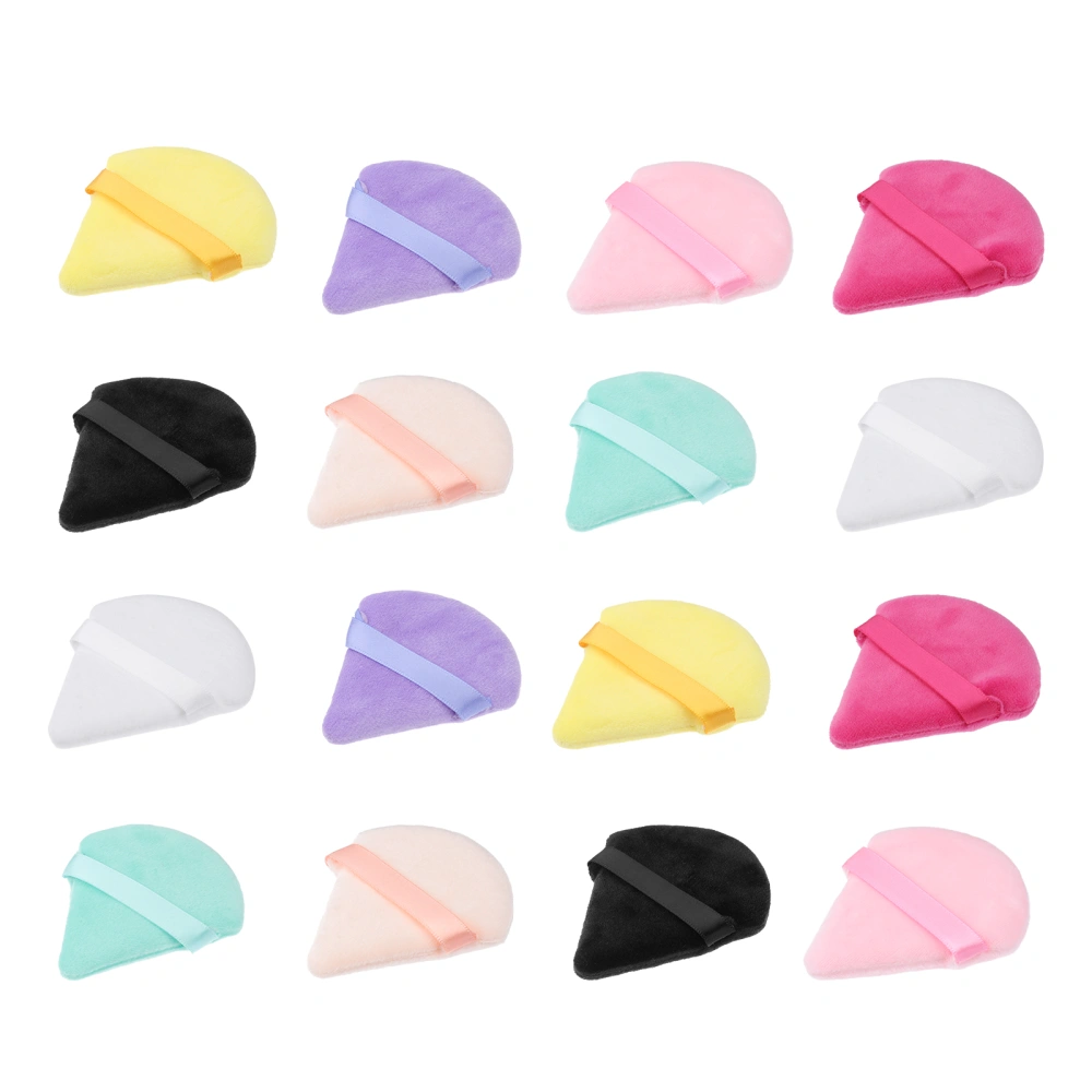 16Pcs Triangle Powder Puff Makeup Applicator Beauty Foundation Sponge