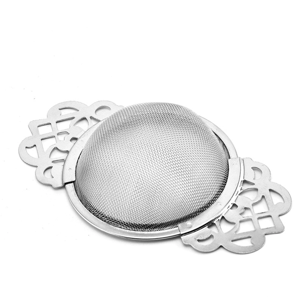 2pcs Tea Strainer Durable Tea Filter Stainless Steel Tea Strainer Tea Infuser Filter for Home Tea House (Silver+ Golden)