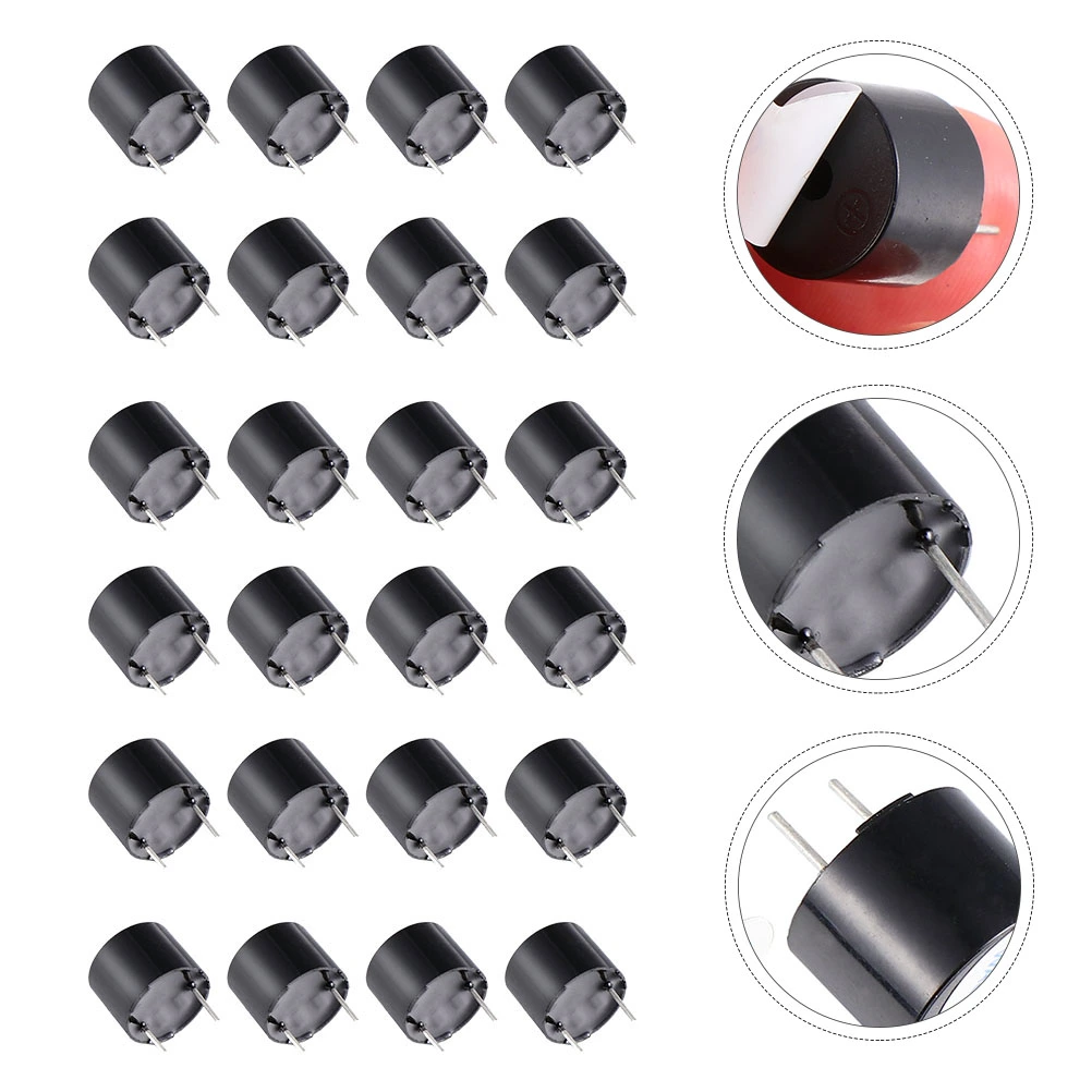 24pcs Multipurpose 5V Electromagnetic Buzzer Alarm Electric Appliance Accessory