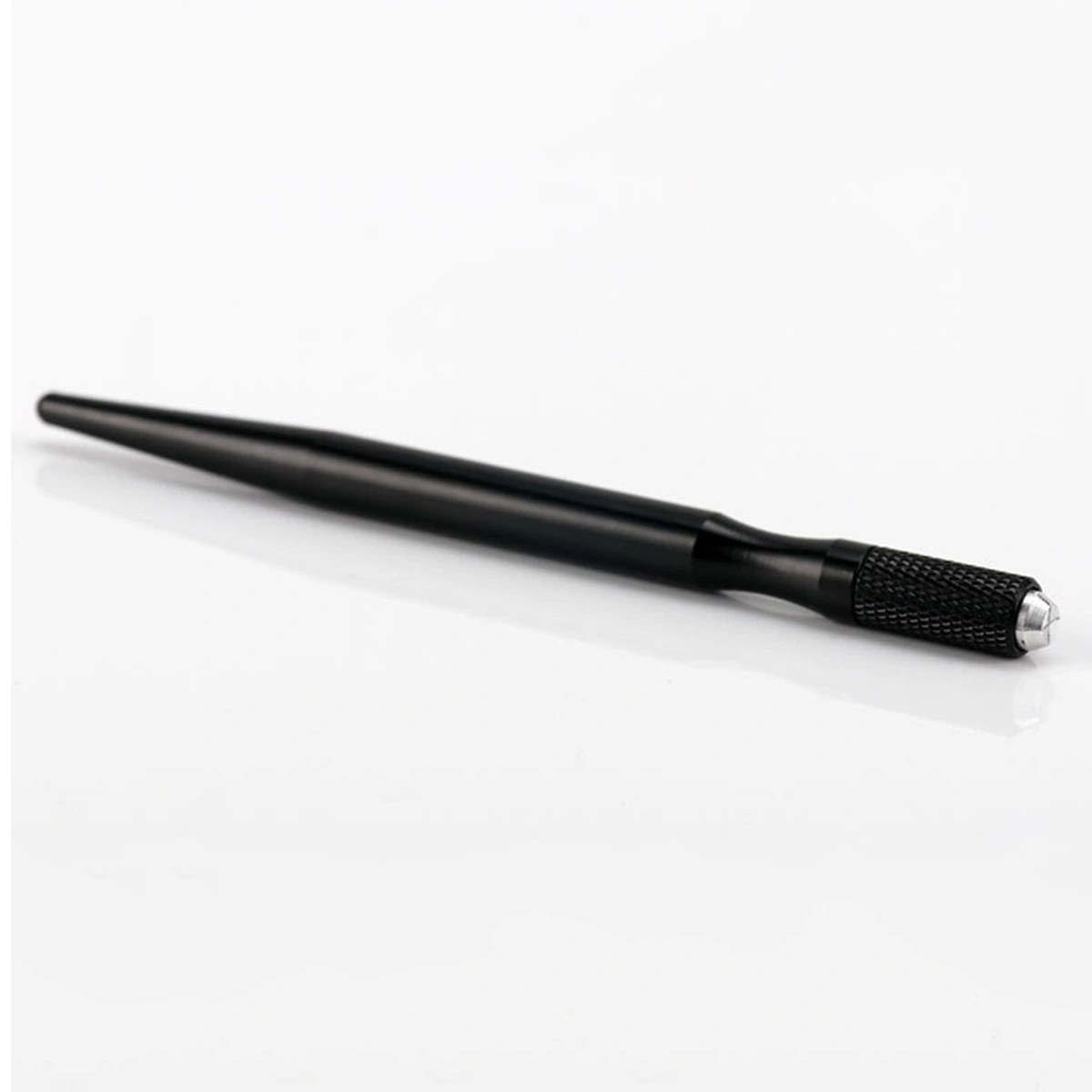 1pc Manual Eyebrow Pen Durable Microblade Eyebrow Pen for Permanent Makeup Supplies (Black)