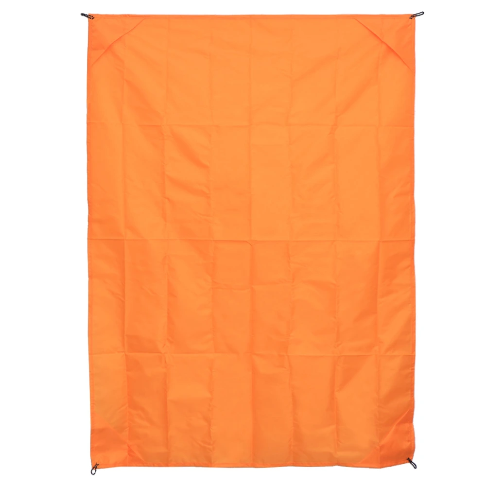 Mini Folding Beach Picnic Mat Lightweight Waterproof Portable Outdoor Camping Pad Blanket (Orange)