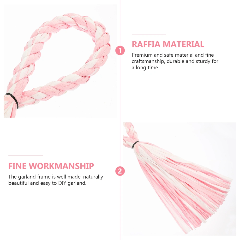 Raffia Valentine's Day Hand-woven Decors Simple Nice DIY Wreath Ornaments