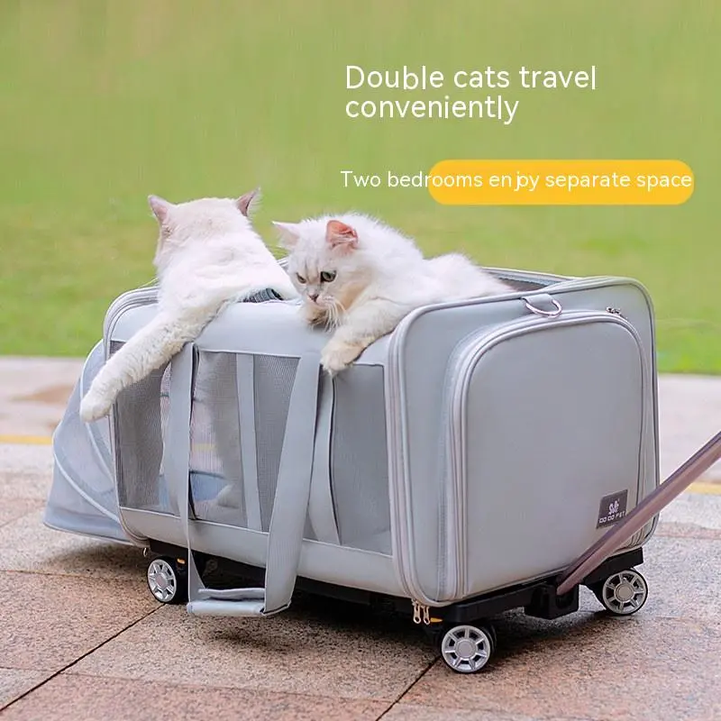 Large Pet Trolley Bag Cat