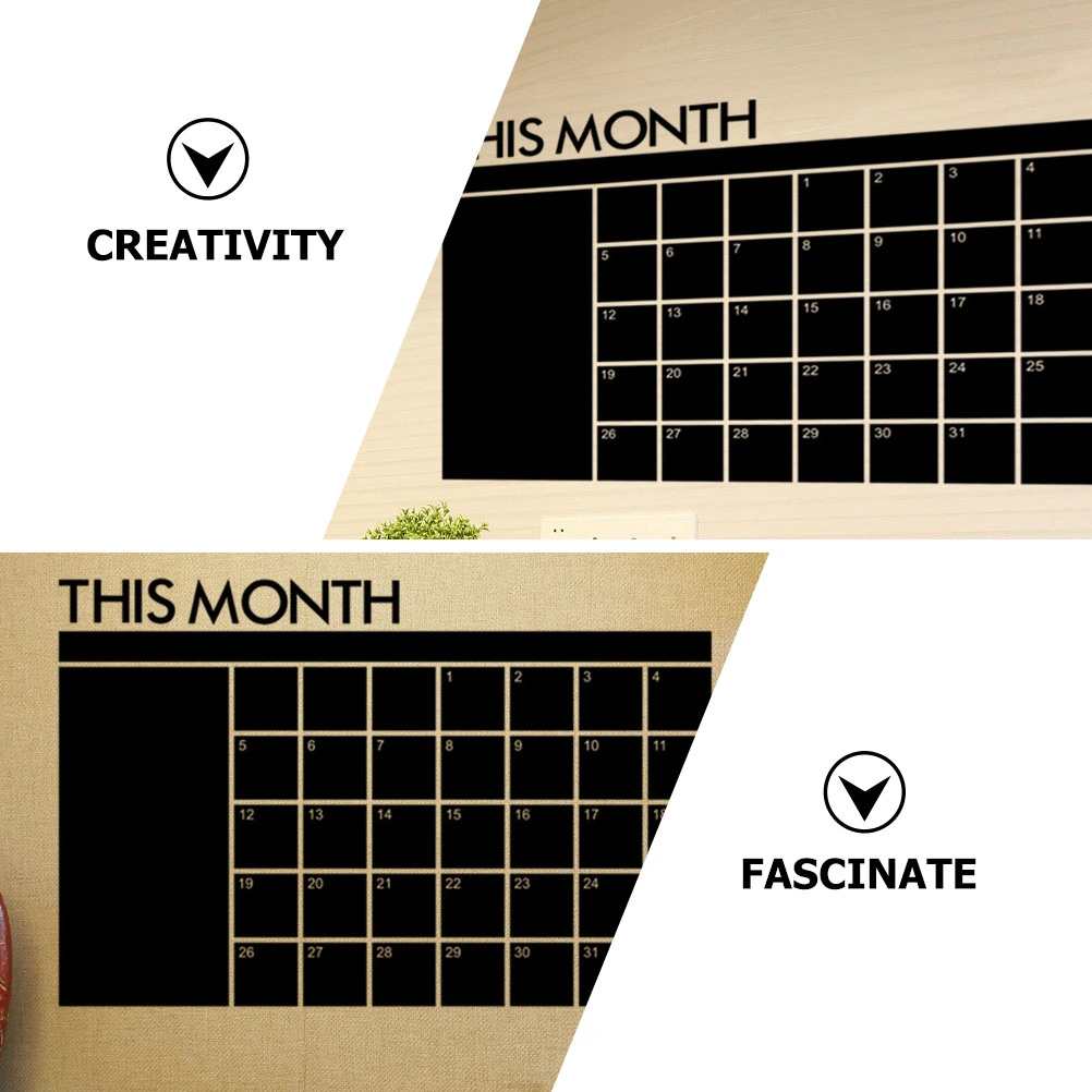 Household Erase Board Multi-function Erase Calendar Convenient Calendar Board Home Accessory