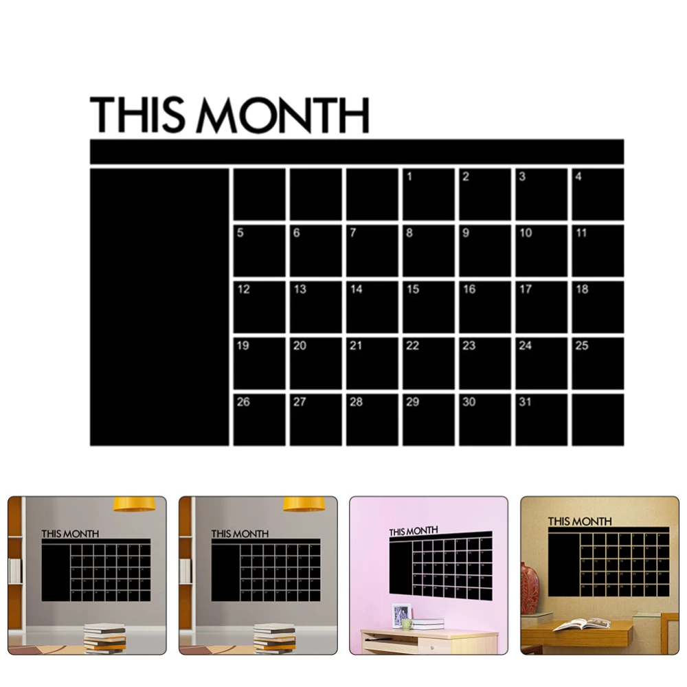 Household Erase Board Multi-function Erase Calendar Convenient Calendar Board Home Accessory