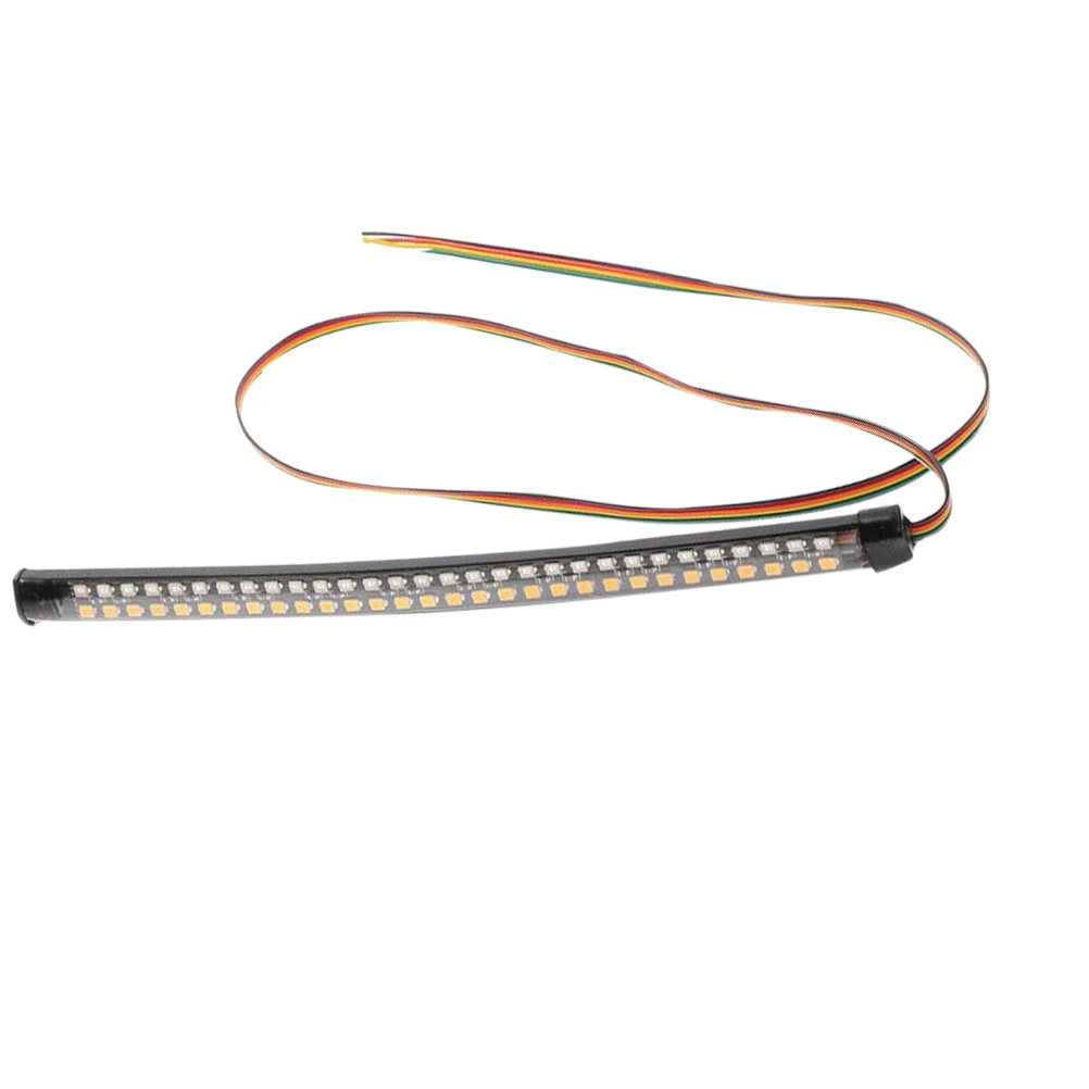 30cm Motorcycle Taillight Brake Stop Flashing DRL lamp Turn Signal Motorbike Modified Accessories Black