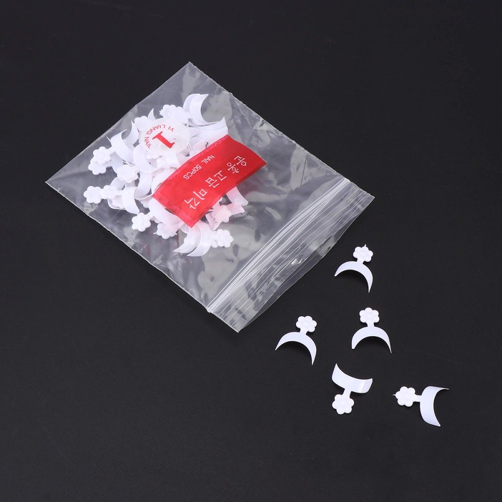 1 Pack 500pcs Nail Sticker French Manicure Tips Tape Sticker Guide Stencil Nail Sticker Nail Art Tool