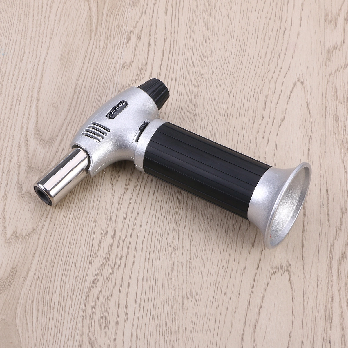 Multifunctional Fire Burner Flame Maker Lighter Kitchenware for Outdoor (Black)