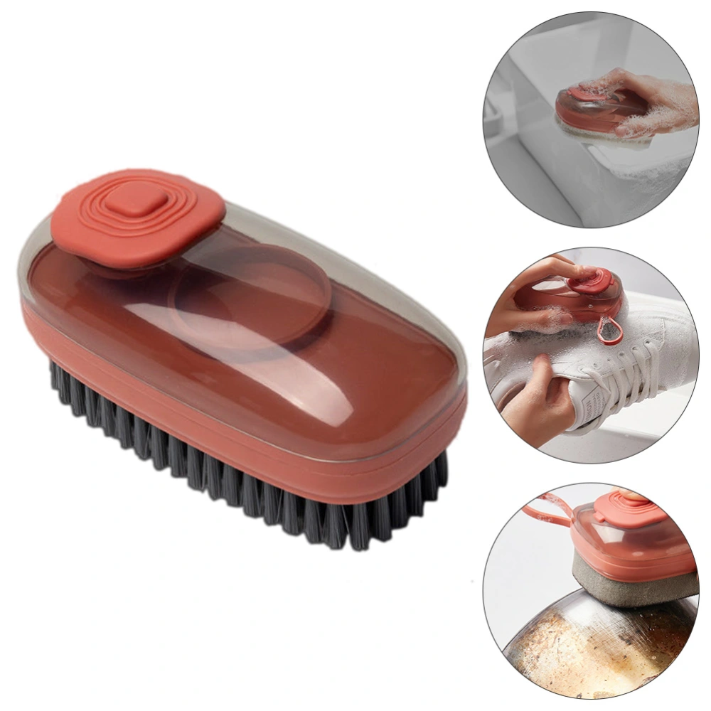 1pc Hydraulic Brush Kitchen Pot Brush Household Laundry Brush Washing Brush