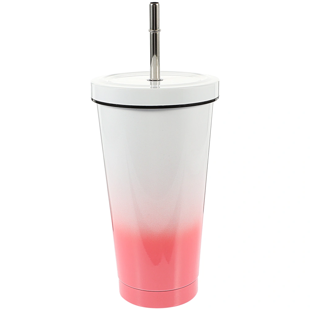 Outdoor Water Cup Large Water Cup Straw Design Water Cup Metal Water Bottle