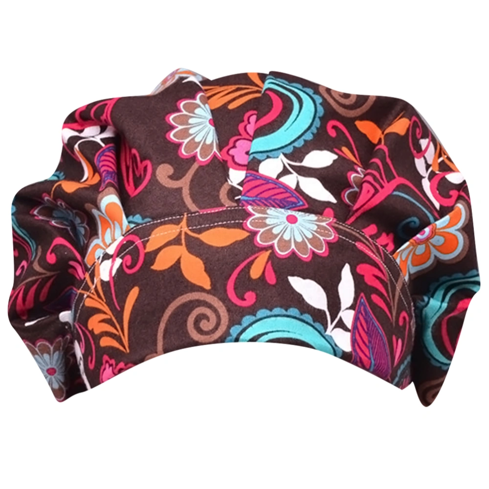 1pc Printed Doctor Adjustable Cotton Hat Printed Doctor Nurses Working (Assorted Color)