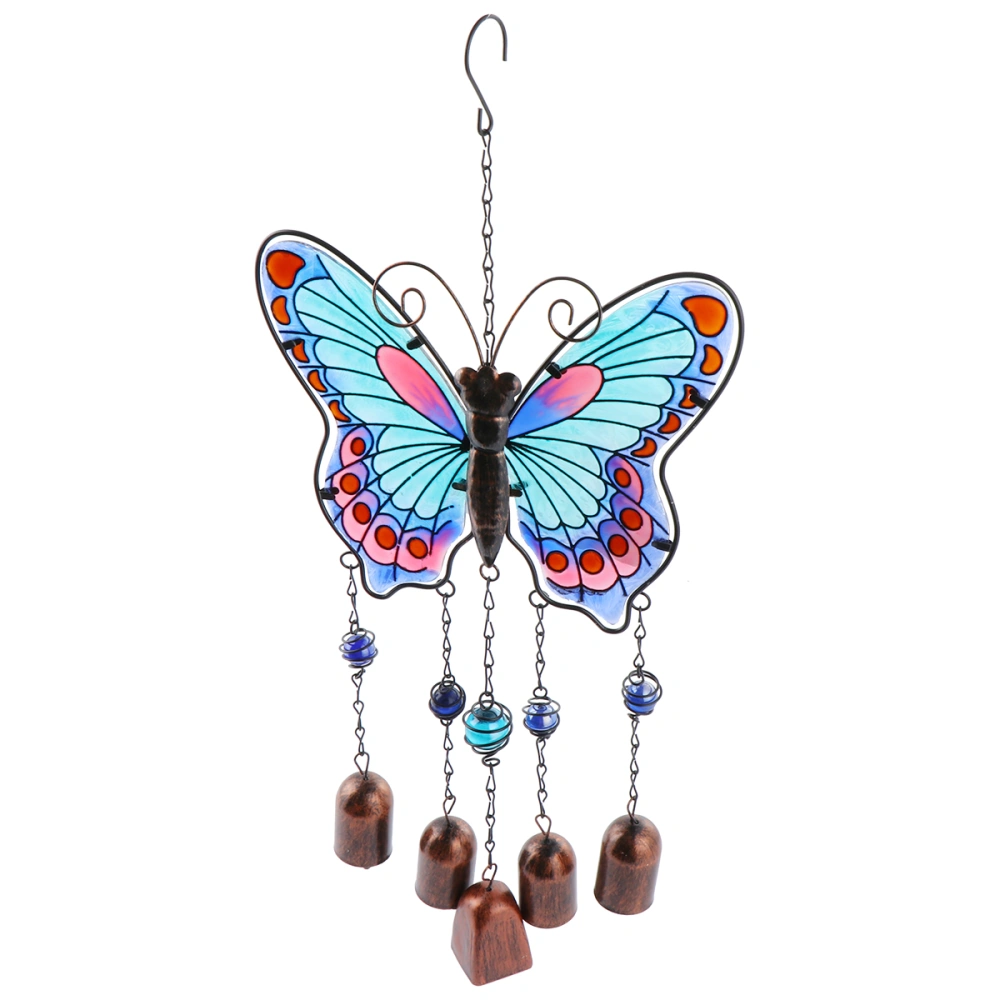 Creative Wind Bell Painted Pendant Wind Chimes Hanging Pendant (Blue)