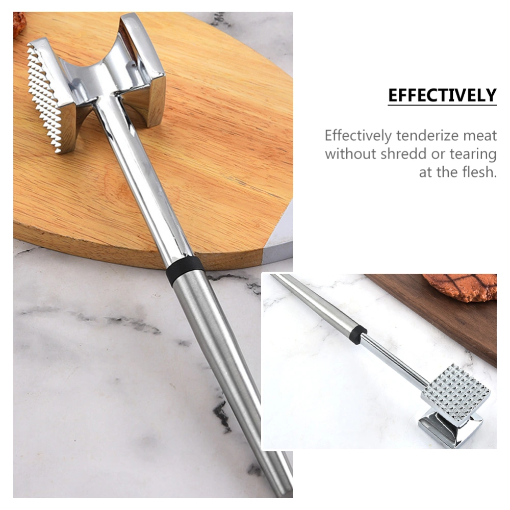 Double-sided Meat Hammer Steak Knocking Hammer Aluminum Alloy Beef Hammer