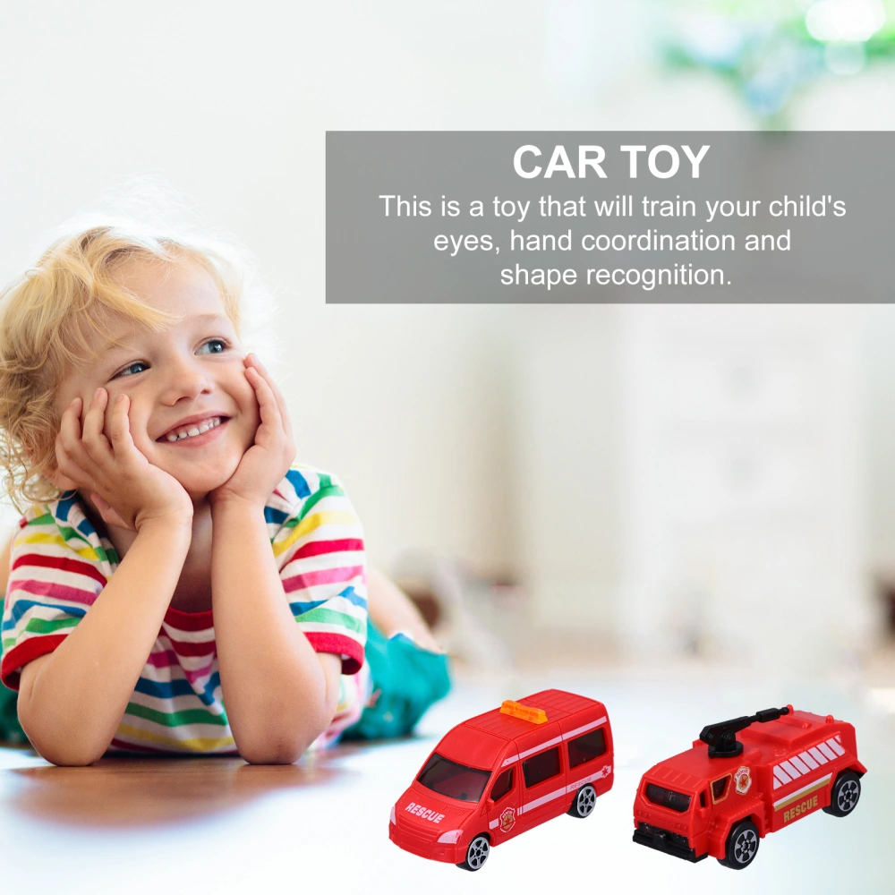 4pcs Engineering Car Toy Educational DIY Car Model Accessories Children's Toys