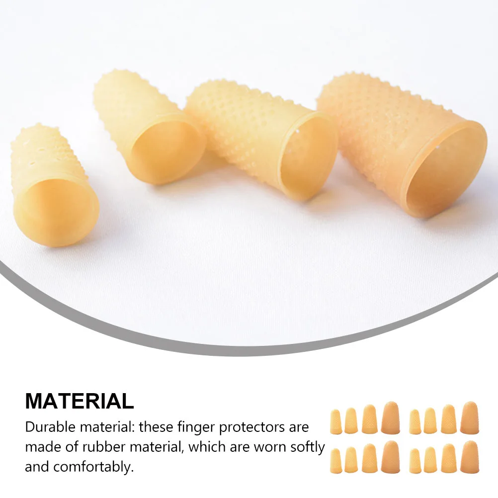 25Pcs Anti-static Finger Cots Anti-skid Count Money Fingertip Protective Covers