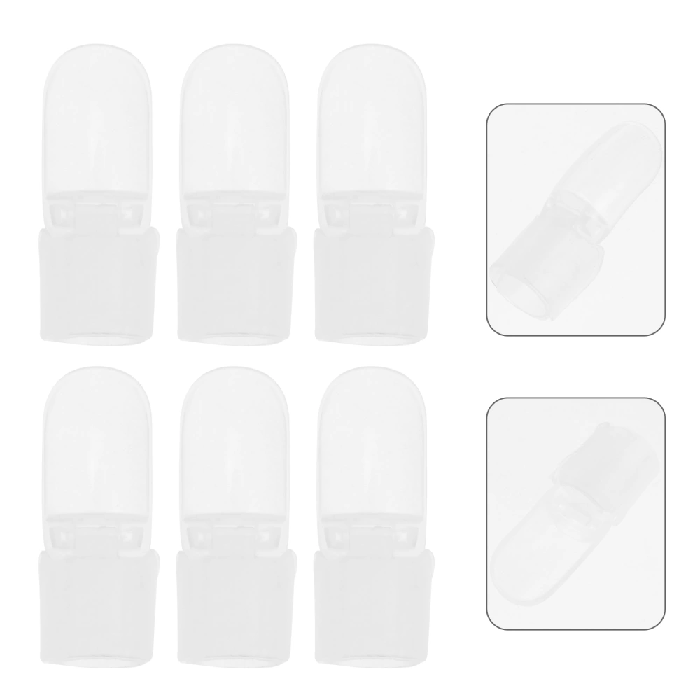 20Pcs Nail Polish Varnish Protector Holder Manicure Finger Nail Art Tips Cover