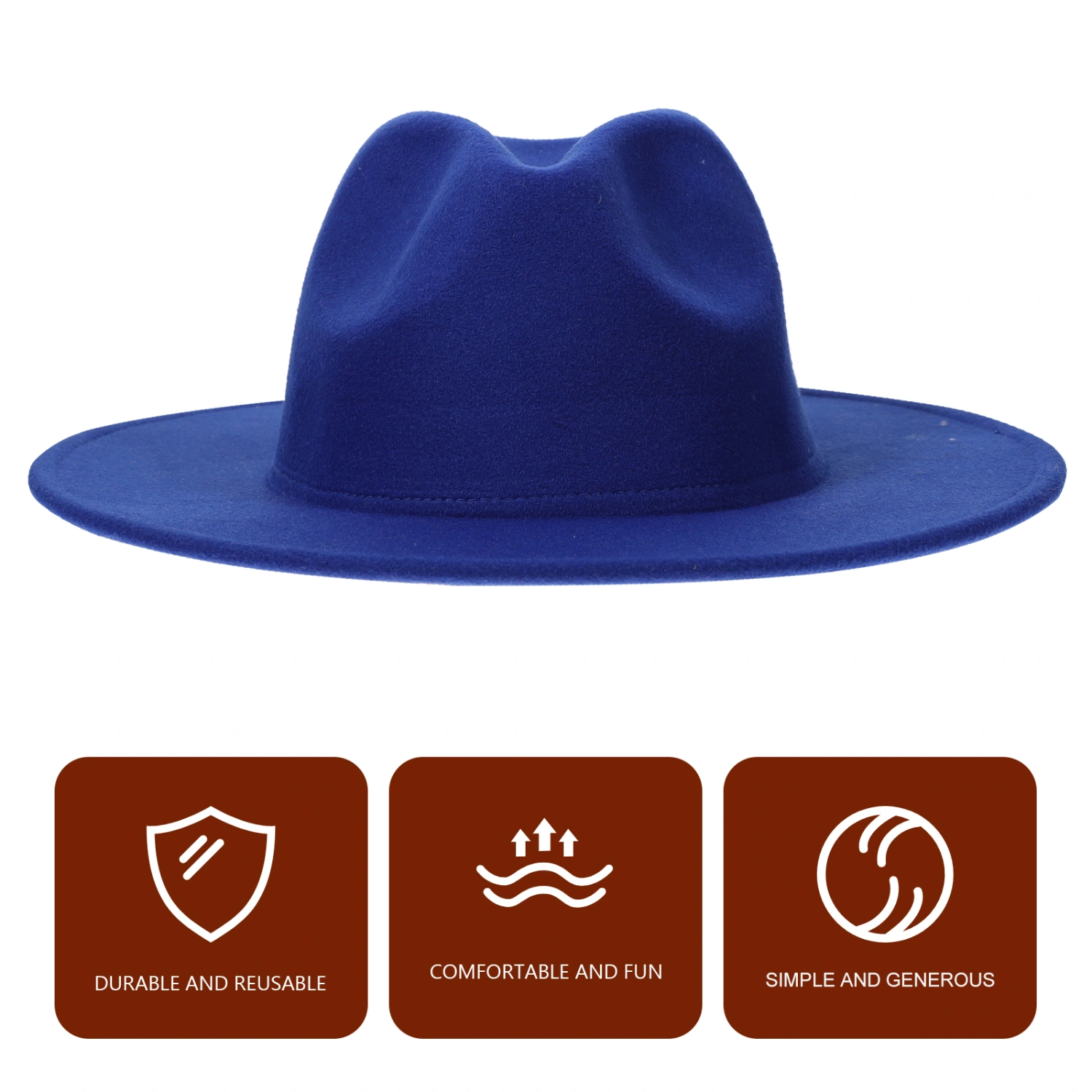 Classic Jazz Hat Fedora Hat Wide Brim Jazz Hat Fashion Hat for Men Women