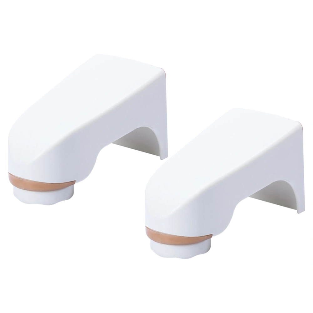 2pcs Wall Mounted Soap Holder Adhesion Magnet Hanging Soap Bar Rack for Kitchen Bathroom (White)