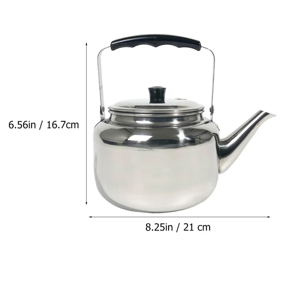 1Pc Stainless Steel Tea Kettle Practical Whistling Water Kettle Kitchen Gadget