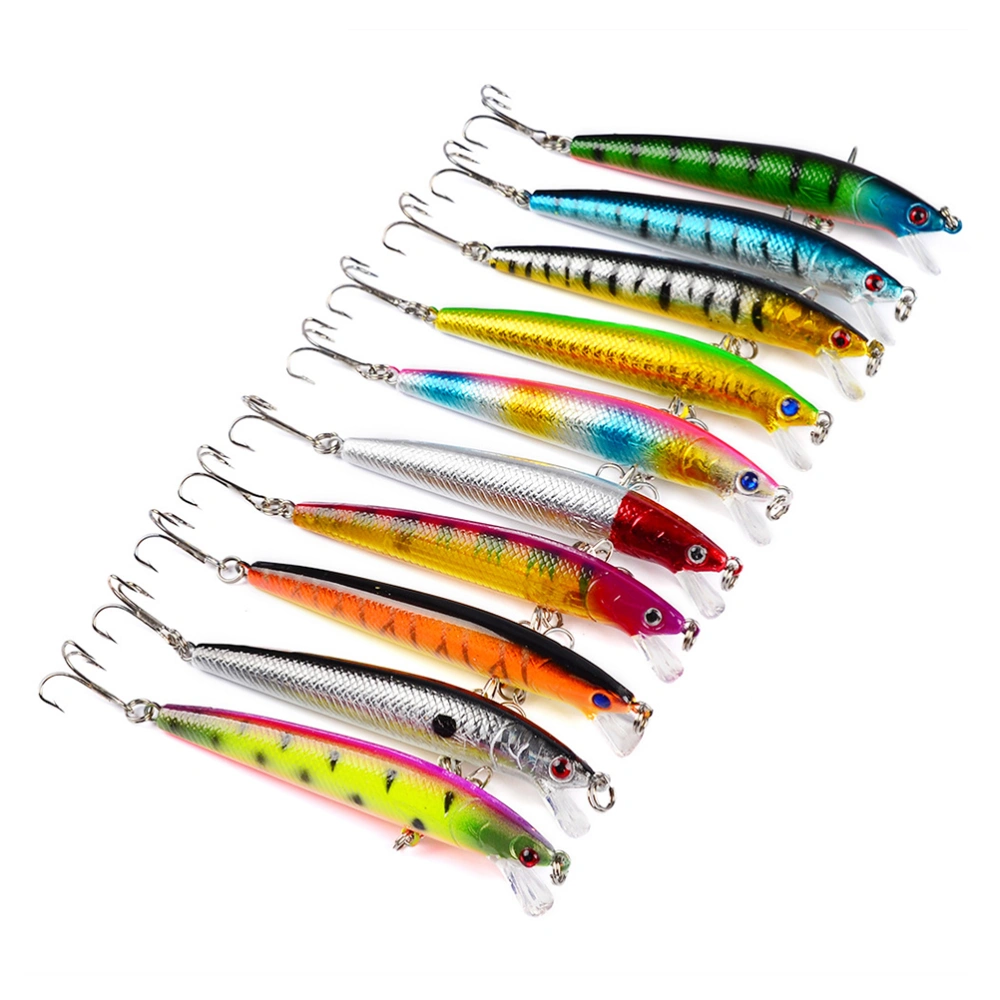 3pcs 8.5g Fishing Lure Bait Artificial Hard Bait Fishing Lures Fishing Tackle Accessories (Random Color)