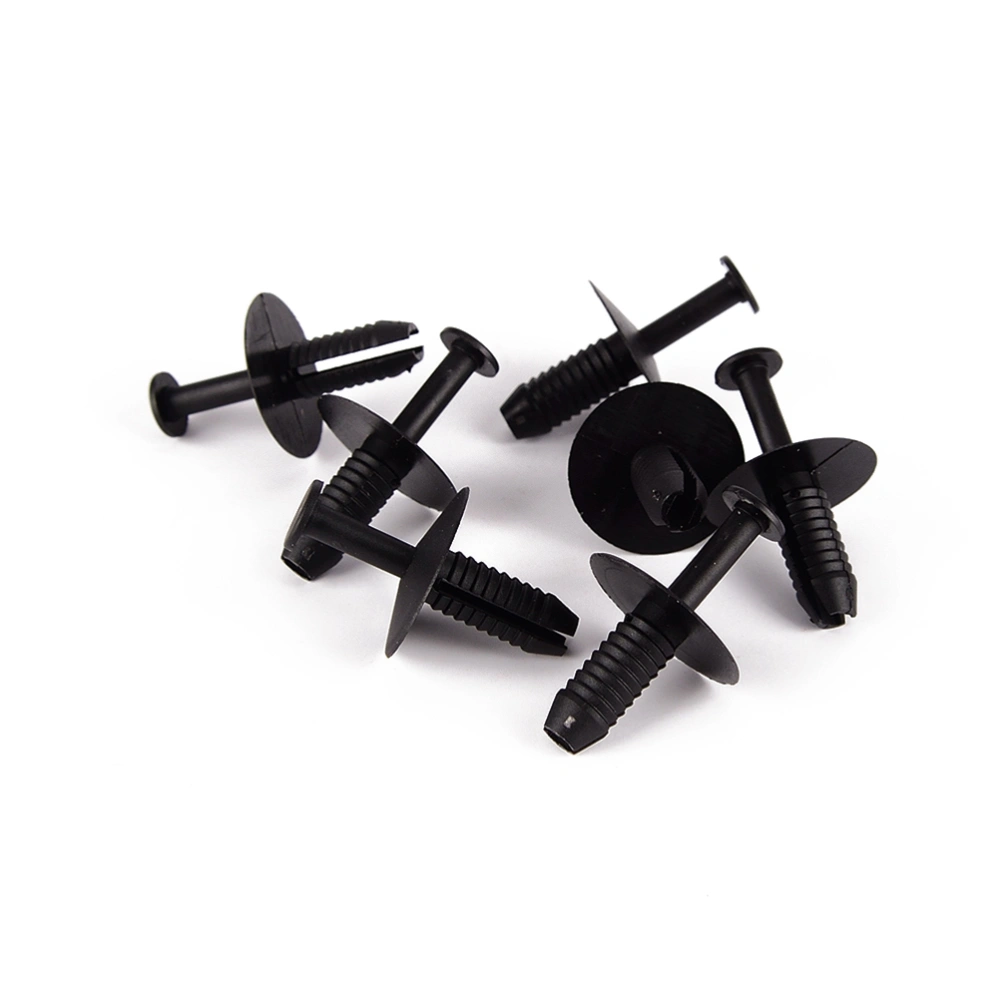 20pcs Bumper Trim Push-Type Retainer Rivets Fastener Clips for (Black)