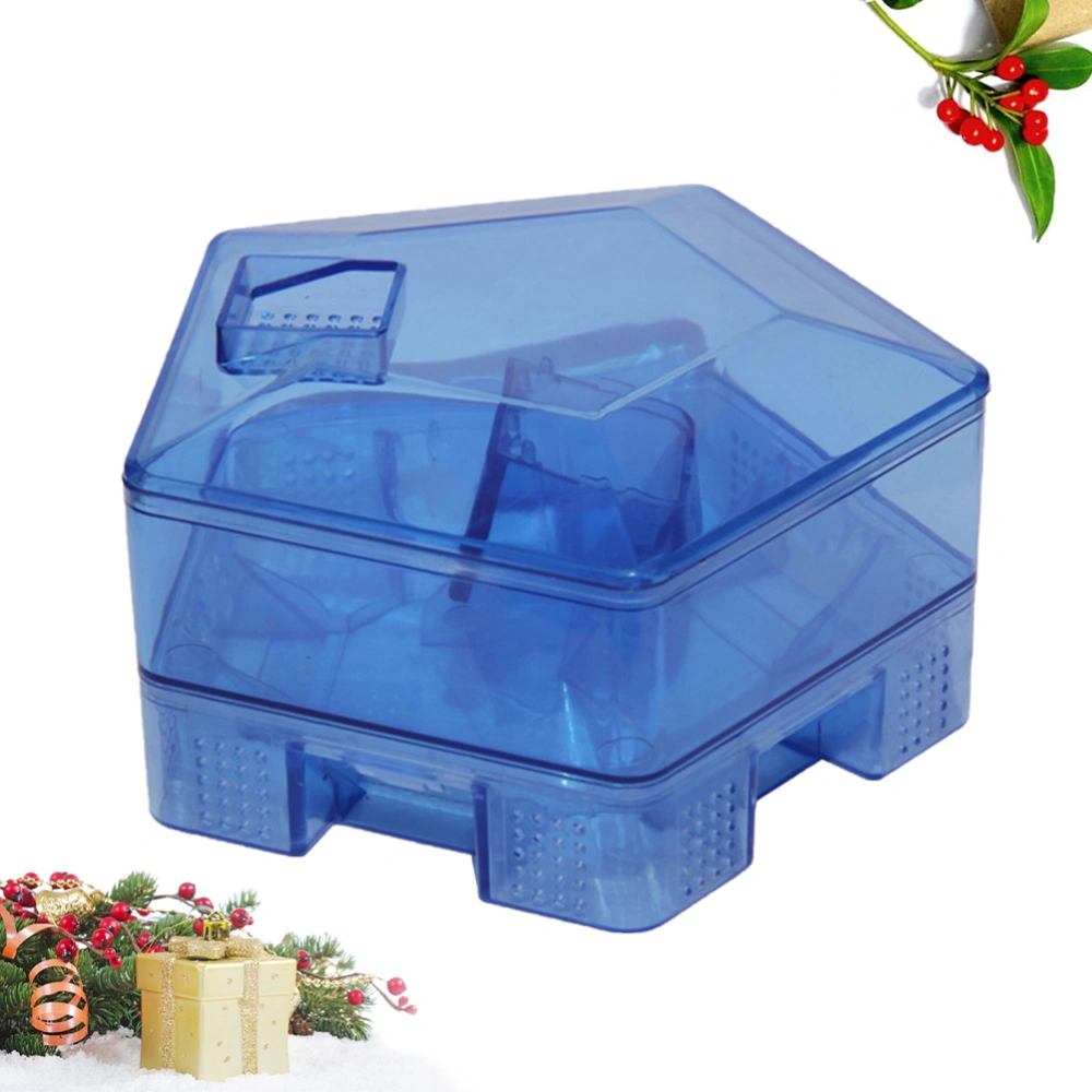 Plastic Roach Busters Reusable Cockroach Catcher Cockroach Traps Trapping Box with 3PCS Baits for Kitchen Bathroom Toilet (Blue)