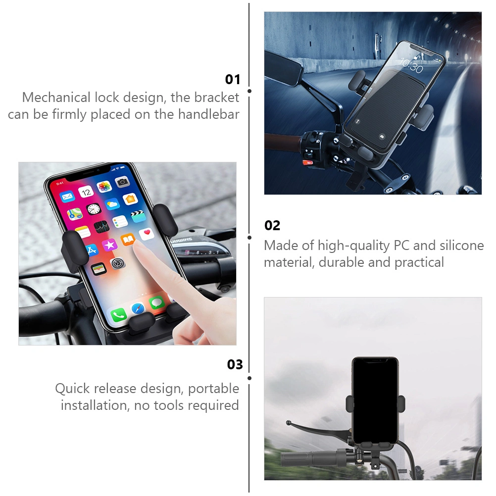 1Pc Bike Phone Mount Cell Phone Stand Motorcycle Phone Holder Phone Bracket