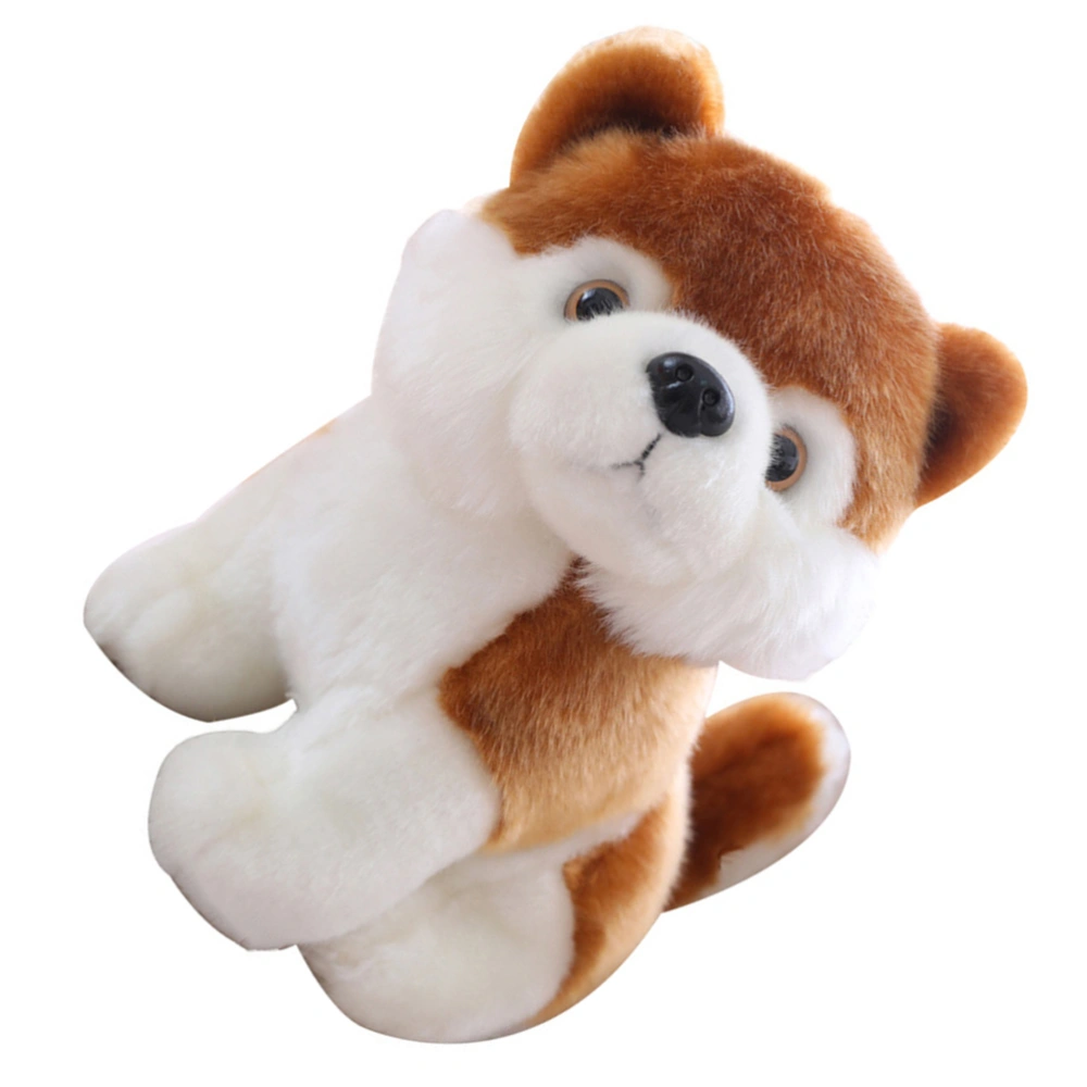 1PC 28CM Stuffed Akita Doll Cartoon Simulation Plush Dog Toy Desktop Decoration