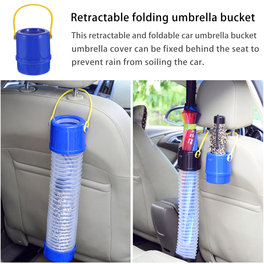 1pc Umbrella Bucket Foldable Car Umbrella Cover Umbrella Bag Car Umbrella Cover