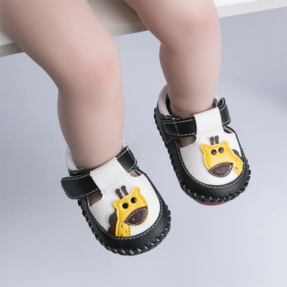 1 Pair of Adorable Baby Shoes PU Toddlers Shoes Household Comfy Baby Shoes