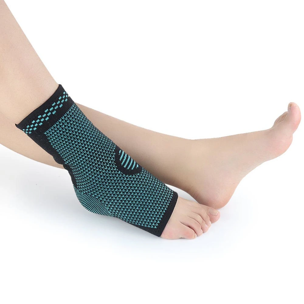 1Pc Sports Ankle Protector Warm Keeping Ankle Brace Knitted Ankle Care Sleeve for Exercising Size M