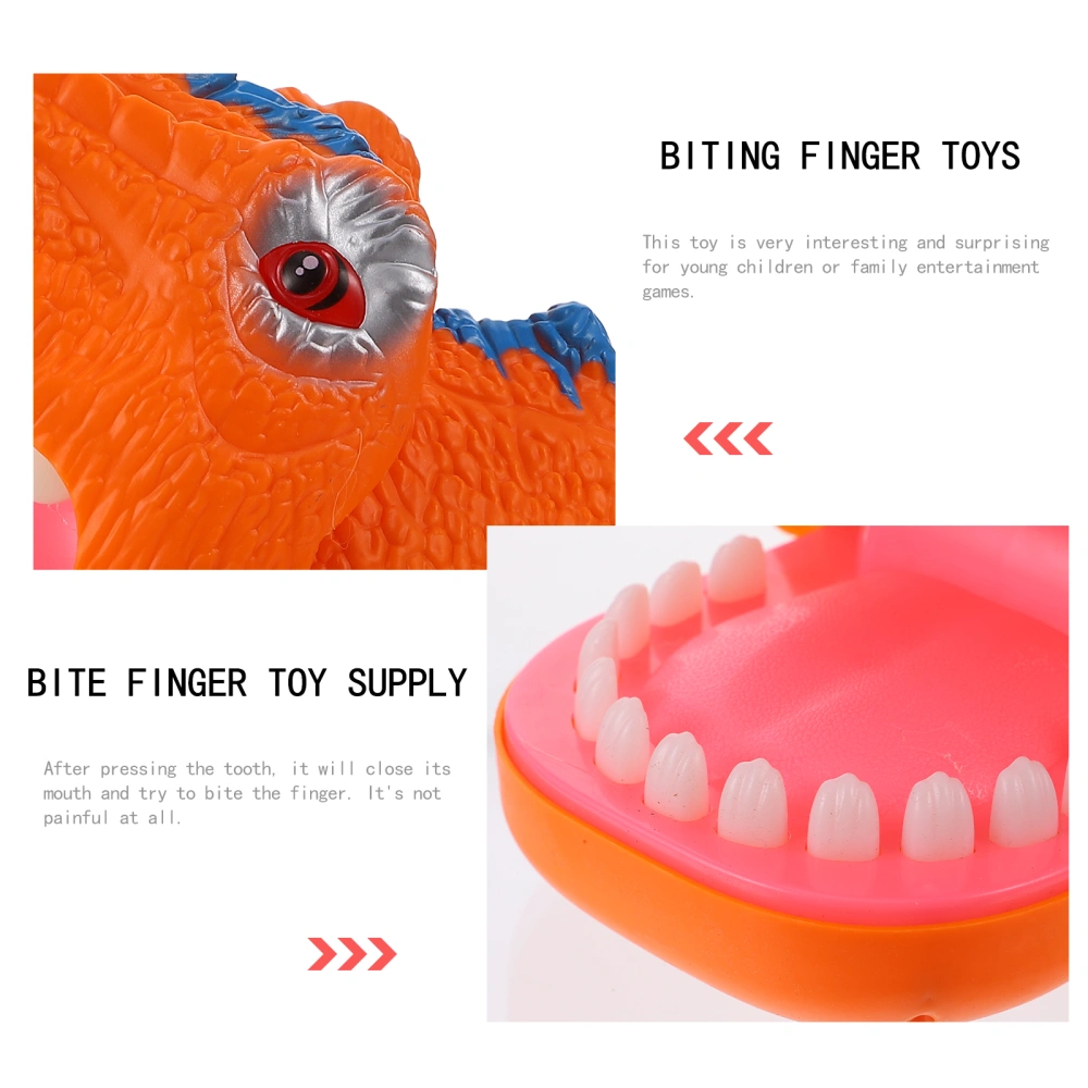 1pc Dinosaur Teeth Toys Game Funny Biting Finger Games Cartoon Toys for Kids