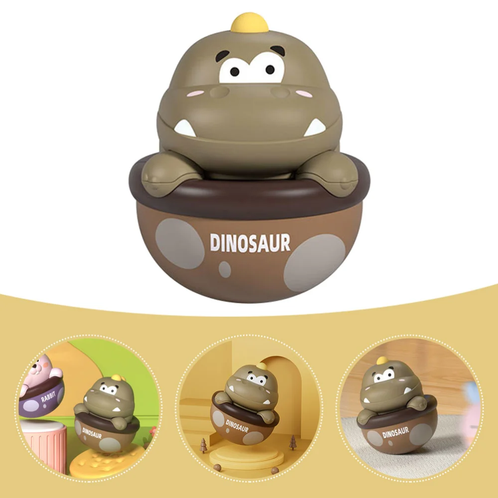 Cartoon Tumbler Toy Funny Dinosaur Tumbler Toy Baby Rattle Tumbler Toy Early Educational Toy