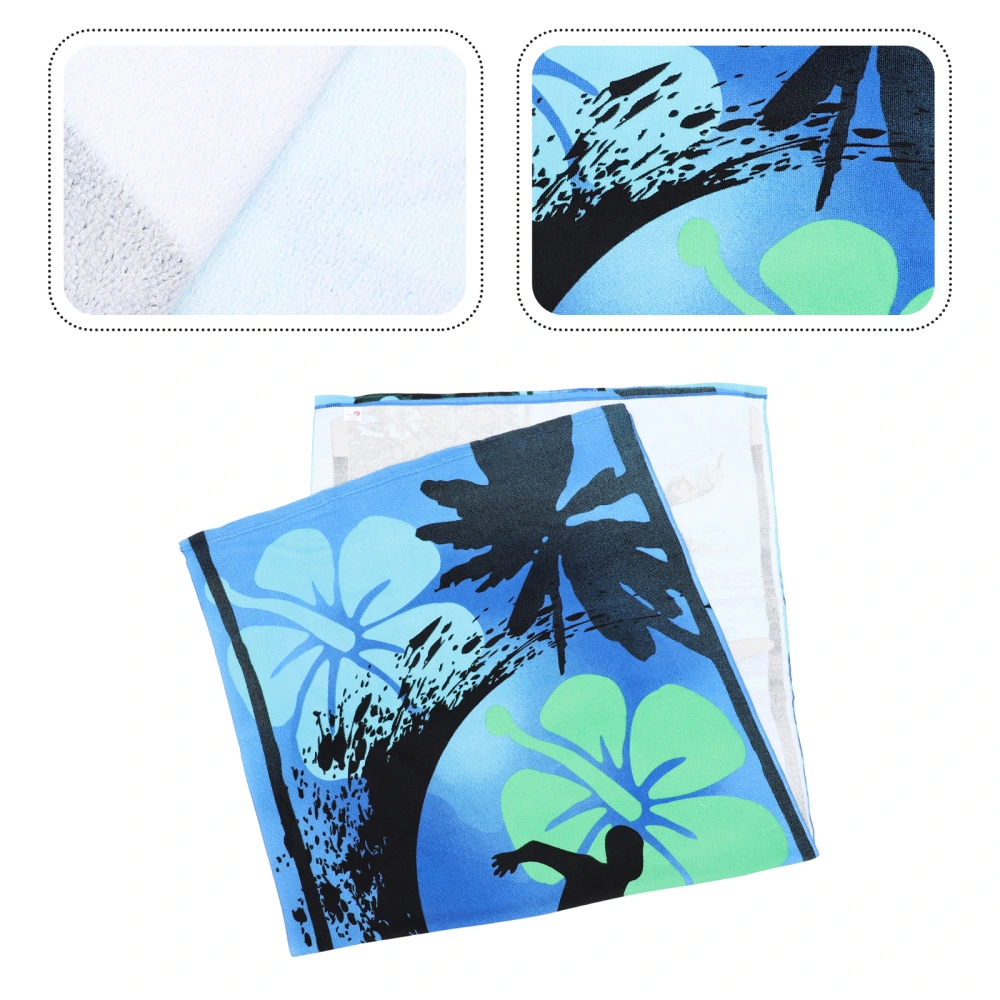 Microfiber Beach Towels Decorative Beach Towel Portable Bath Towel Quick-drying Beach Towel