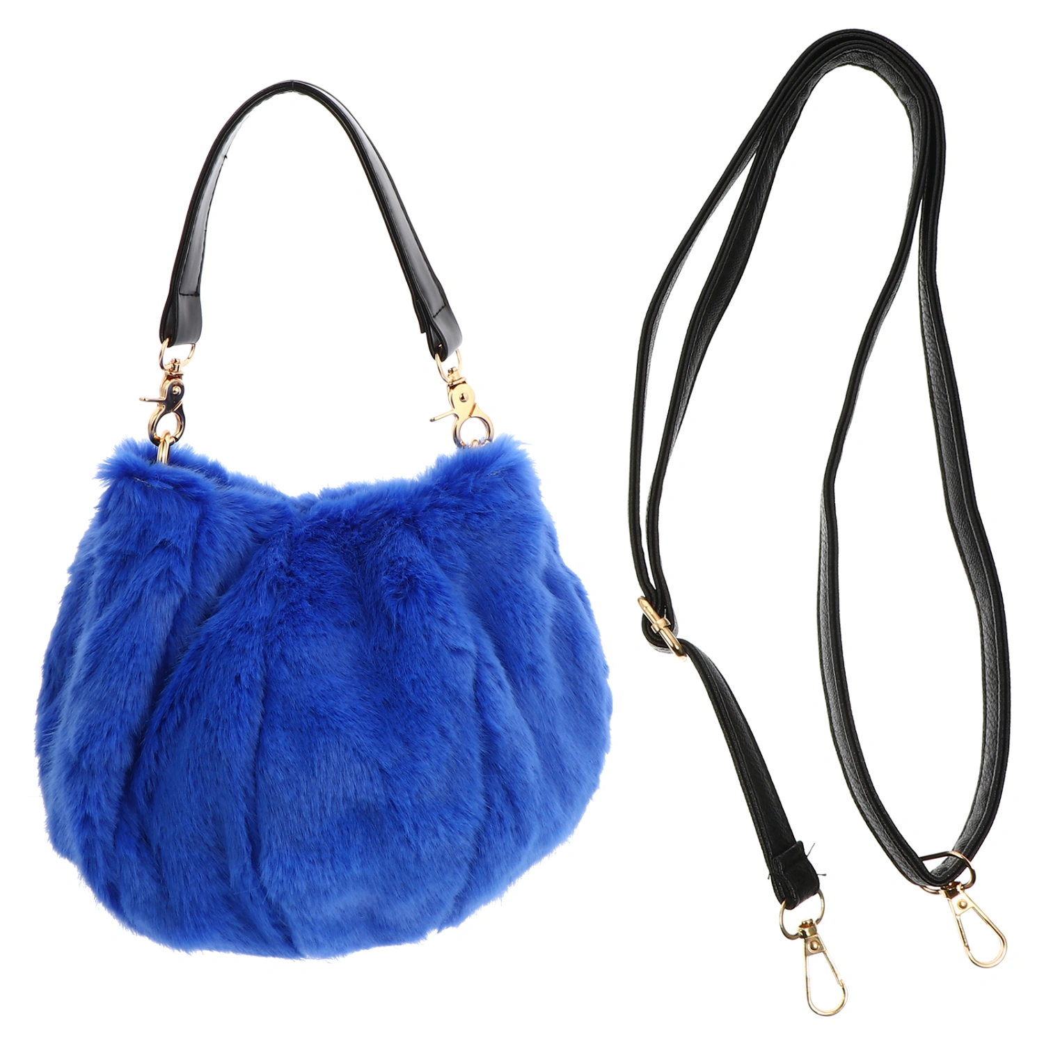 All-Match Women Shoulder Bag Plush Lady Cross Body Chic Shopping Tote Bag