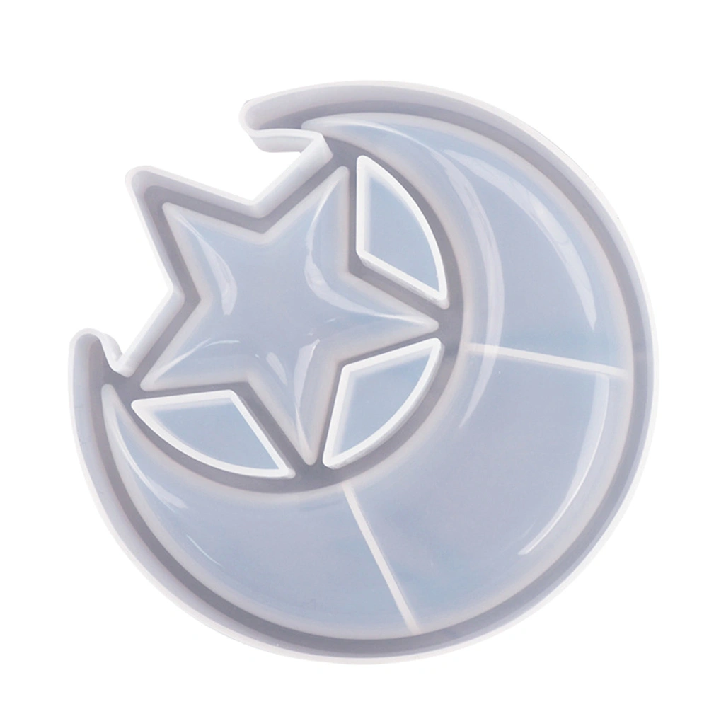 1 Pc Wear-resistant Star Mould Casting Mold Beautiful Storage Tray Mold (White)