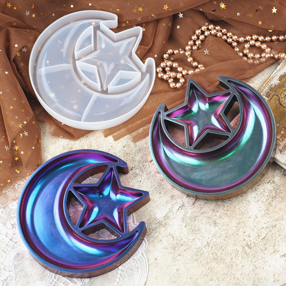 1 Pc Wear-resistant Star Mould Casting Mold Beautiful Storage Tray Mold (White)