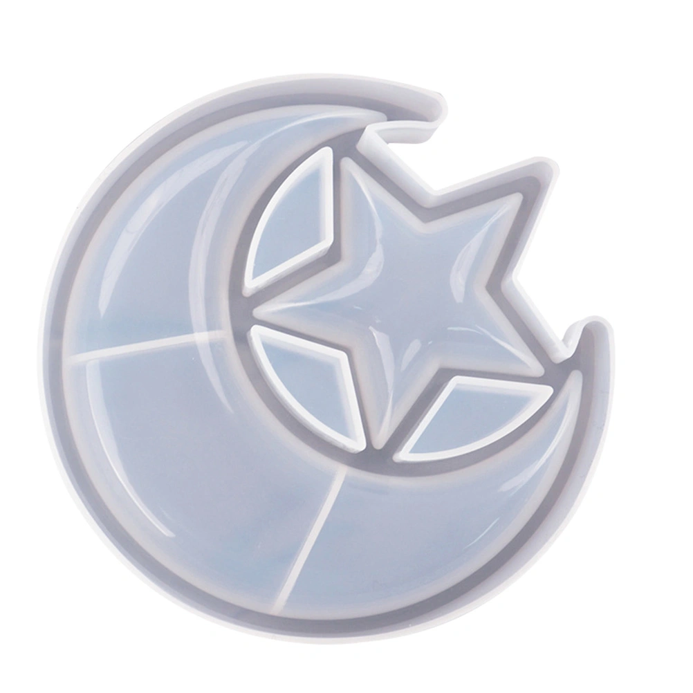1 Pc Wear-resistant Star Mould Casting Mold Beautiful Storage Tray Mold (White)
