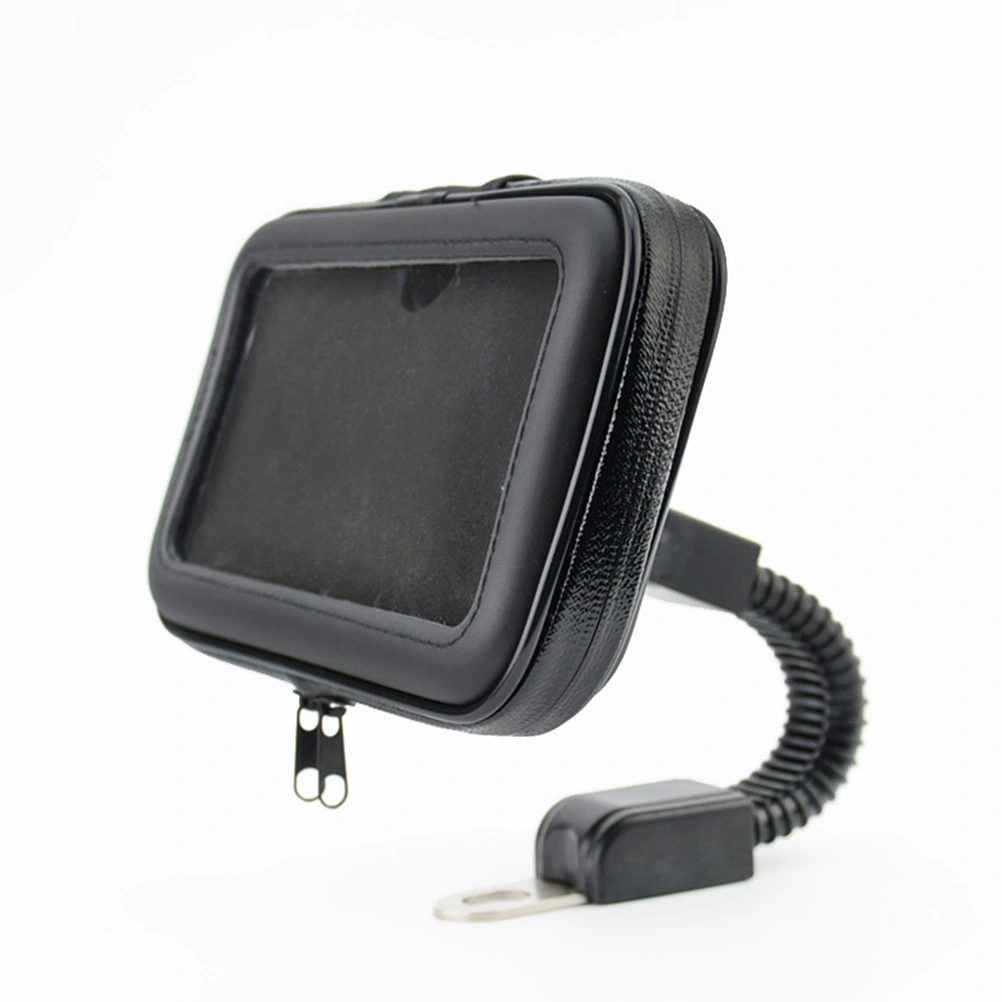 Weather Resist Rotation Waterproof Case Mount Holder Bike Bag for 4 Inch Phone (Small Size)